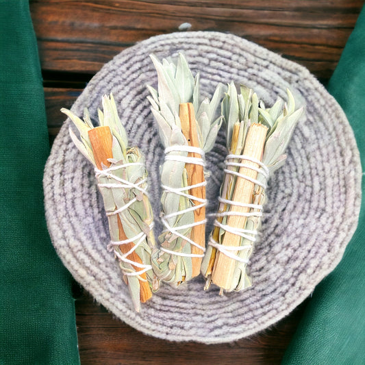 Homegrown White sage and Palo Santo