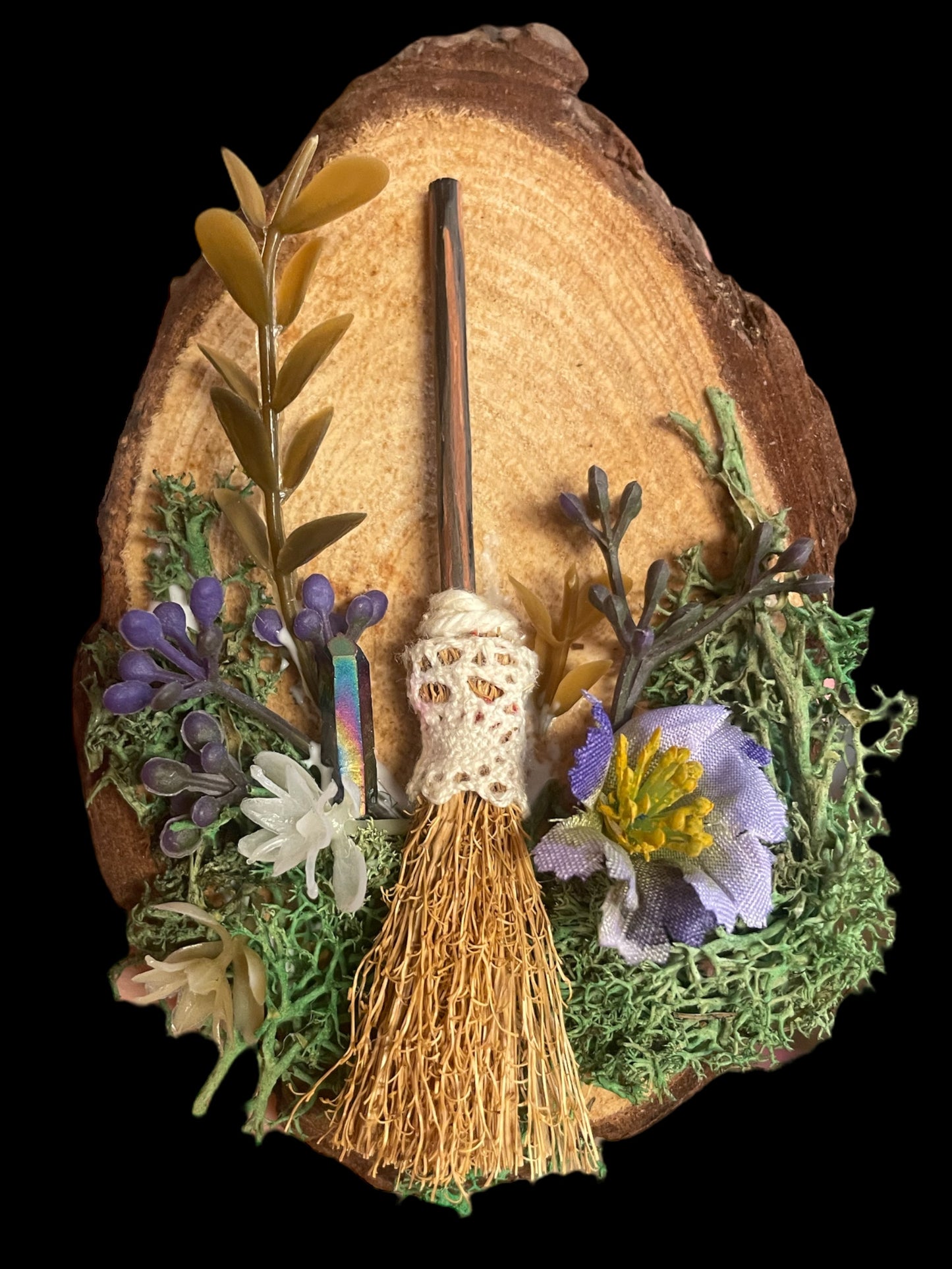 Cottage Broom Wall Hanging