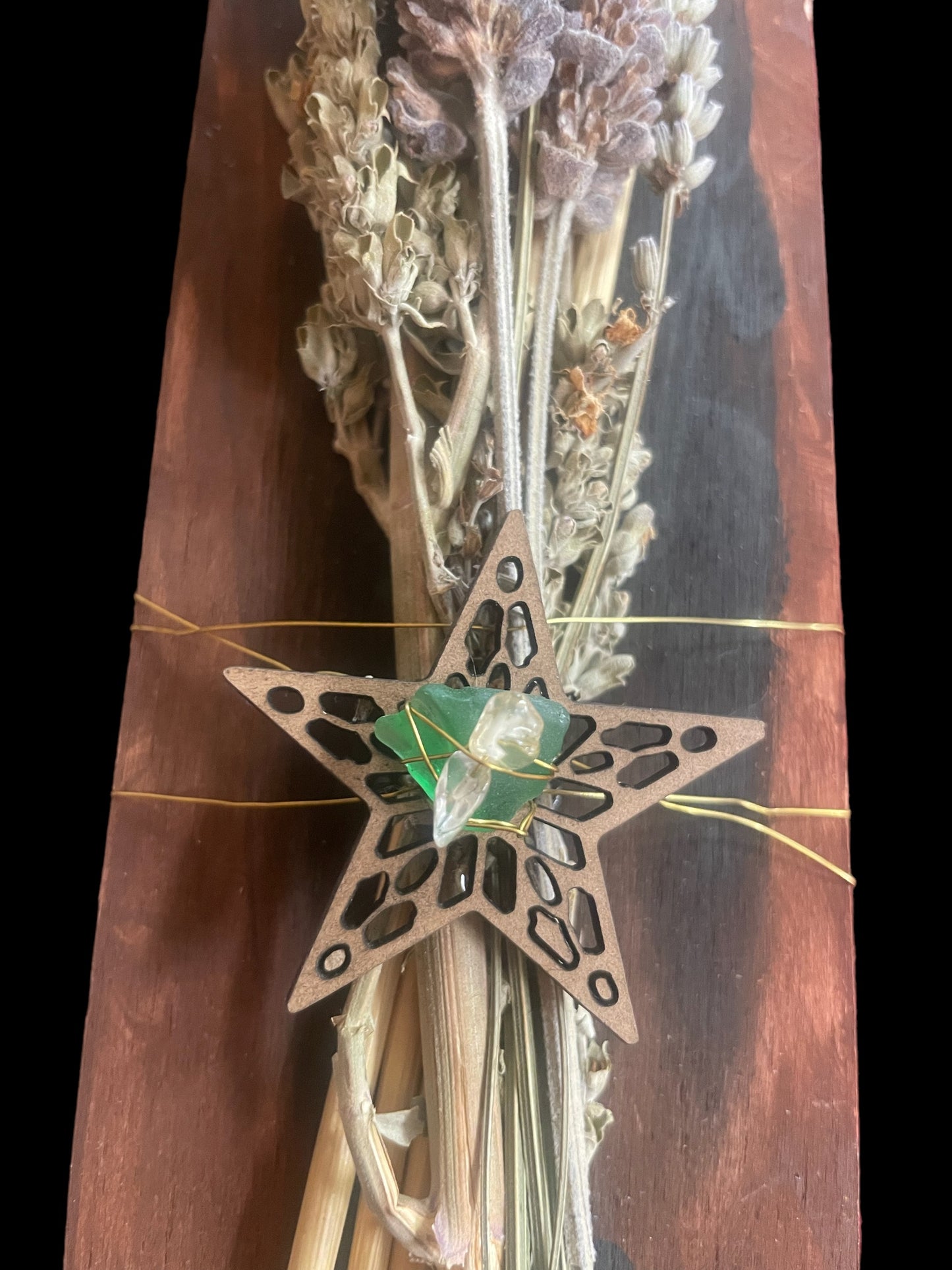 5-points herbal wall hanging